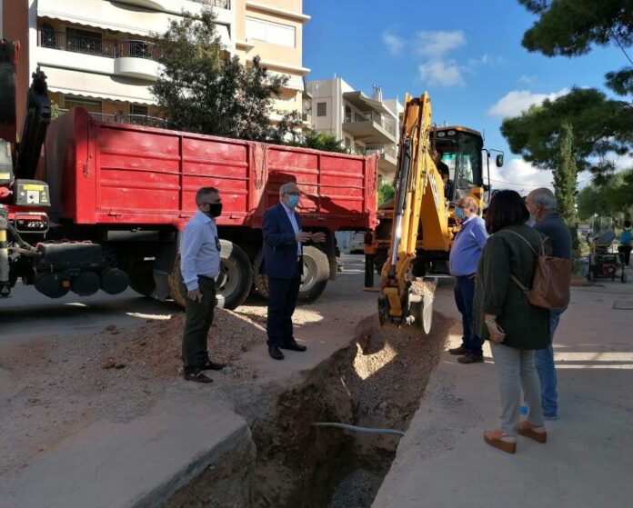 Μαρούσι: Σε πλήρη εξέλιξη τα αντιπλημμυρικά έργα στον Άγιο Θωμά