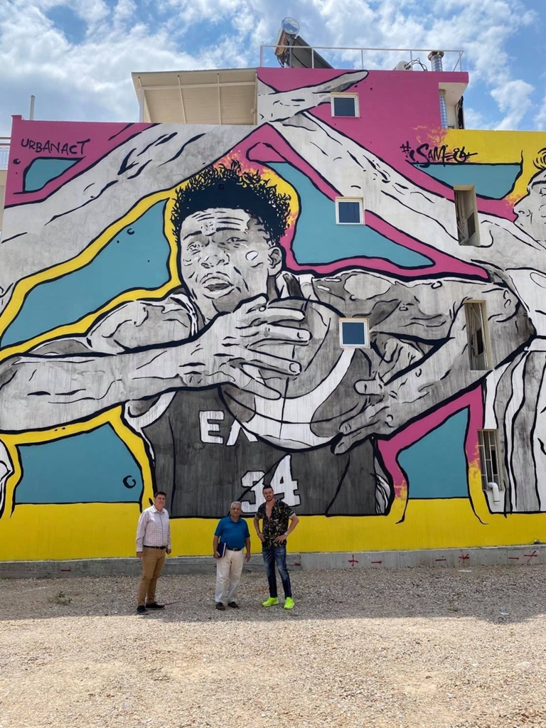 Γιάννης Αντετοκούνμπο και «Γκερνίκα» στην Αγία Βαρβάρα