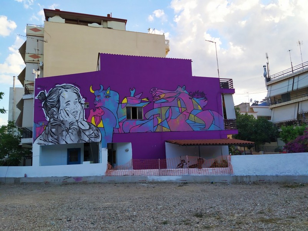 Γιάννης Αντετοκούνμπο και «Γκερνίκα» στην Αγία Βαρβάρα